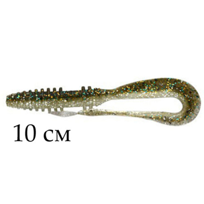 Твистер Noeby S3117 цвет NW211, 10cm/4.6g, уп.6 штук