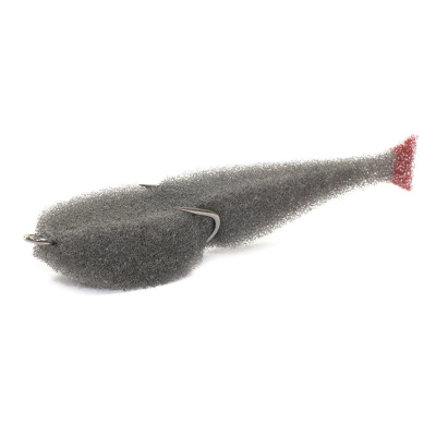 Поролоновая рыбка Lex Classic Fish CD 12 G (серое тело/красный хвост)