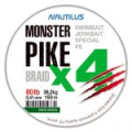 Шнур Nautilus Monster Pike Braid X4 Dark Green 150м d-0.36 27.2кг 60lb