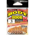 Крючки офсетные Decoy Worm 23 Body Hook # 6