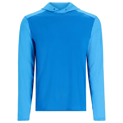 Термофутболка Simms SolarFlex Hoody, Bright Blue/Seaport, XXL