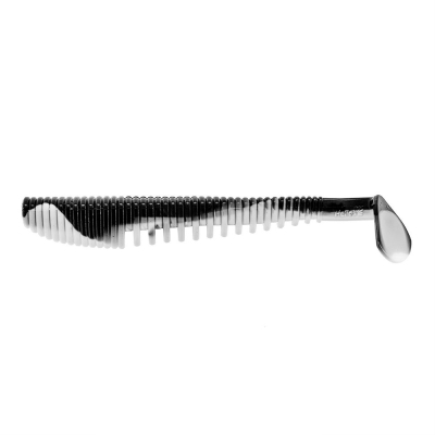 Силиконовая приманка Helios Varuna 4,33"/11см Black & White 7шт. (HS-35-023)