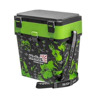 Ящик рыболовный зимний Helios SHARK салатовый (HS-IB-19-SHG)