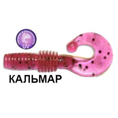 Силиконовая приманка Crazy Fish Power Mace 10-4-13-6 кальмар цв. purple pepper (пурпурный перец)