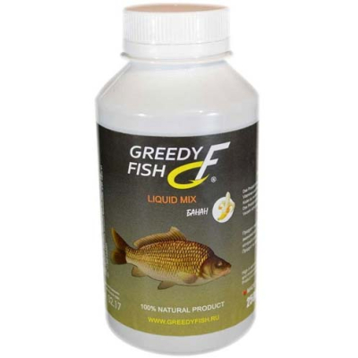 Ликвид микс GreedyFish Liquid Mix (вкус банана) 0,25л.