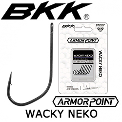 Крючок одинарный BKK Armorpoint - Wacky Neko (A-EW-8704) - 1# (6шт)