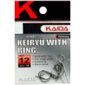 Крючки одинарные Kaida KEIRYU размер 12
