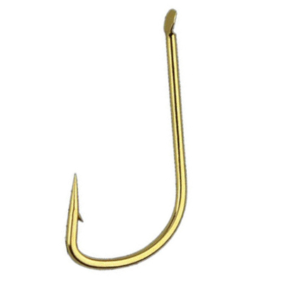 Крючок одинарный с поводком BKK Ready Rig Diamond - Sode GD (A-BW-2856) #10, Ø 0.14, 70cm (10шт)