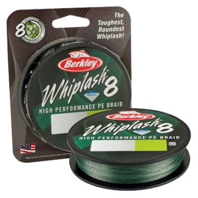 Леска плетеная Berkley Whiplash 8 Green 150m 0.08mm (1446648)