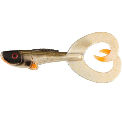 Силиконовая приманка Abu Garcia Beast Twin Tail 210mm двойная цв. Golden Roach