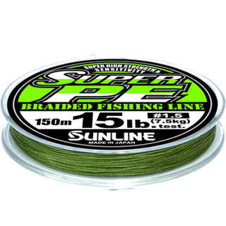 Шнур плетеный Sunline New Super PE 150m (Dark Green) - #0.6/6LB
