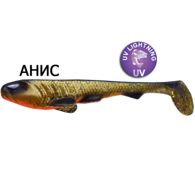 Силиконовая приманка Crazy Fish Tough 5.9" 60-150-cp03-1 анис цв. CP03 Gold Roach