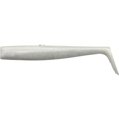 Мягкая приманка Savage Gear Sandeel V2 Tail 140 цвет White Pearl Silver (арт.72556)