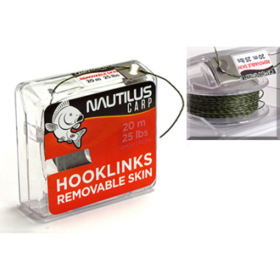 Поводковый материал Nautilus Removable Skin 15lb 20м Moss Green*