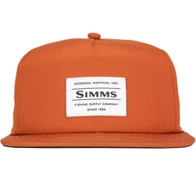 Кепка Simms Unstructured Flat Brim Cap, Simms Orange