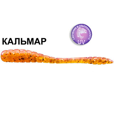 Силиконовая приманка Crazy Fish Tipsy 9-5-32-6 кальмар цв. dark beer (темное пиво)