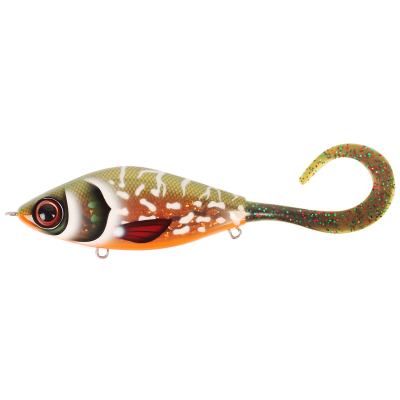 Джеркбейт Strike Pro Guppie тонущий 13,5см 120гр цв. TR-007 Copper Pike - Mossgreen Glitter