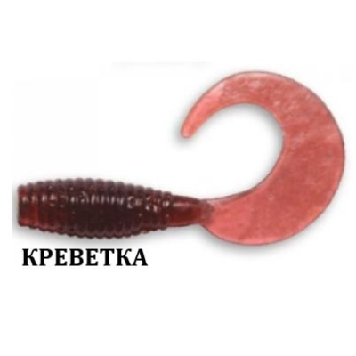 Силиконовая приманка Crazy Fish Angry Spin 1" 20-2,5-41-4 креветка цв. cola (кола)