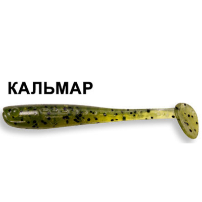 Силиконовая приманка Crazy Fish Nano Minnow 6-40-16-6 кальмар цв. watermelon (арбуз)