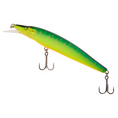 Воблер Adusta Jerk Spiker 130SP 19гр. цв. #004 Hot Tiger