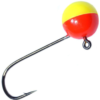 Форелевая вольфрамовая джиг-головка Kosadaka Trout Police Tungsten Jig цв. RY, 1.85г, 2шт