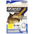 Крючок с поводком Owner RL-340 №10 10шт