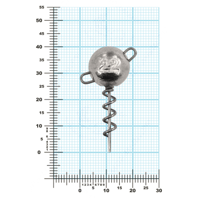 Мормыш Огрузка "Шар Штопор" 25 мм, вес 22 гр (St-25-22)