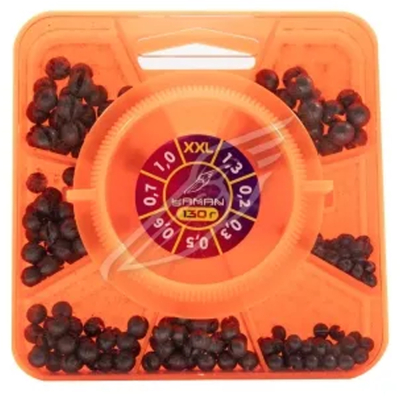 Набор грузил "Яман" "2XL" 130 г, 0,2-1,3 гр.