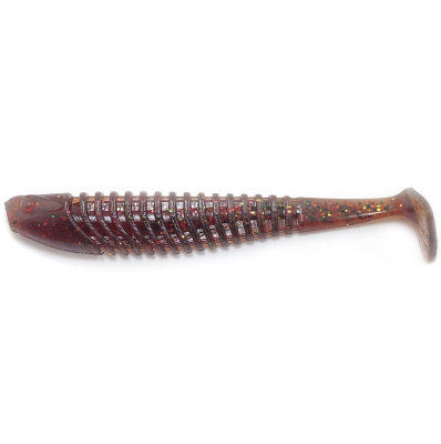 Силиконовая приманка Boroda Baits Yakudza 110 mm МАШИННОЕ МАСЛО (Motor Oil)