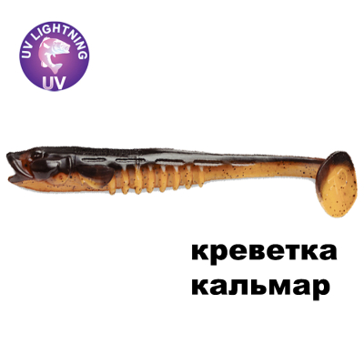Силиконовая приманка Crazy Fish Nano Minnow 2,8" 53-70-503SL-7 креветка+кальмар цв. 503SL