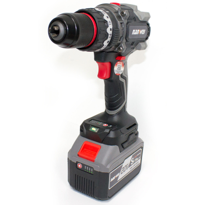 Шуруповерт Nanwei с функцией "автостоп" и с двумя акб по 7.5Ah