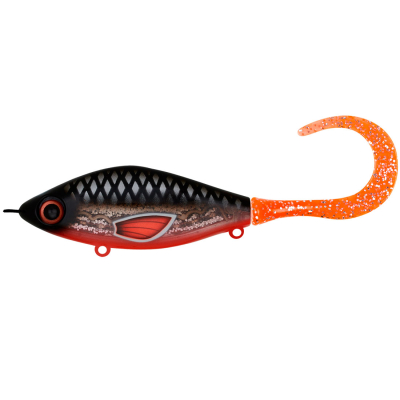 Воблер Strike Pro Guppie Downsize Sinking 90 мм, 35,7 гр. цвет A275G Transparent Black-b