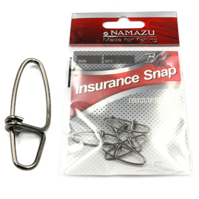 Карабин Namazu Insurance Snap, цв. BN, р. 00, test-6 кг (уп. 10 шт)