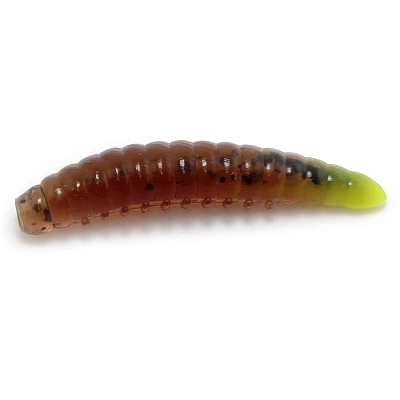 Силиконовая приманка Boroda Baits Salo 45 цв. Моторное масло/Лимон, 8 шт./уп.