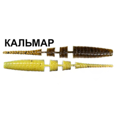 Силиконовая приманка Crazy Fish Polaris 3" 24-68-30d-6 кальмар цв. caddisfly pupa by MF (куколка ручейника)