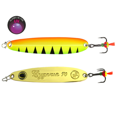 Блесна вертикальная EcoPro "Судачья" с глазом 50мм 6гр. цв. FTG