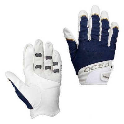 Перчатки для джиггинга Shimano OCEA Offshore Support Glove GL-292N Белый Синий M