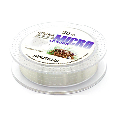 Леска Nautilus Micro Leader 50m d-0.105мм 0.8кг clear