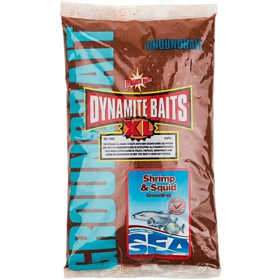 Прикормка Dynamite Baits Sea Groundbait - Shrimp & Squid 1kg XL905