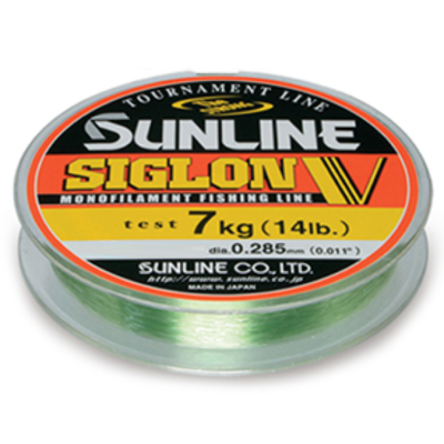 Леска монофильная Sunline Siglon V 30m 10R Connected (зеленая) #1,5/8LB/0,205mm