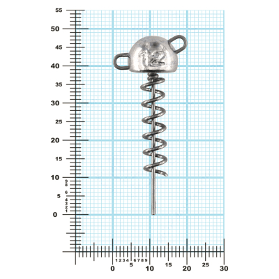 Мормыш Огрузка "Гриб Штопор" 40 мм, вес 12 гр (St-40-12)