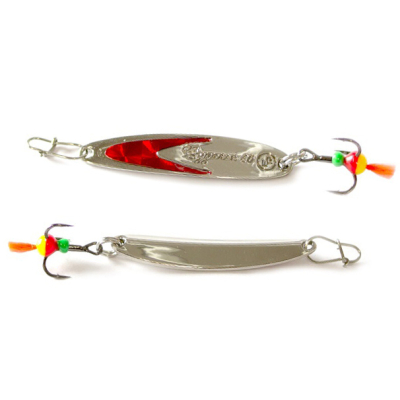 Блесна вертикальная EcoPro "Судачья" 65мм 12гр. красный флекс цвет S