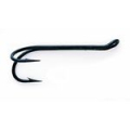 Крючки двойник мушин. Veniard double low water S8 Packet of 25 Black Jappaned