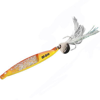 Блесна GT-BIO Long Fast Fish II Jigging 10.5см, 40гр, красный+желтый
