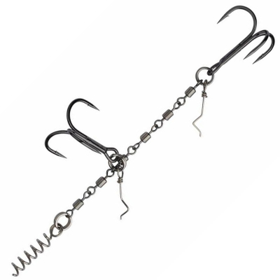 Оснастка стингер Abu Garcia Beast Chain Stinger Medium 1/0 - 2pc.
