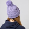 Шапка женская Alaskan Knitted сиреневый (AWHPL)