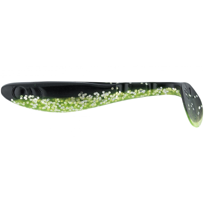 Приманка силиконовая Abu Garcia Svartzonker McPerch Shad 7,5см #Black/CharTreuse