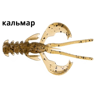 Силиконовые приманки Crazy Fish Nimble 1.2" 76-30-26-6 кальмар цв. swamp (болото)