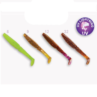 Силиконовая приманка Crazy Fish Scalp Minnow 4" 18-100-M61-6 кальмар цв. MIX61