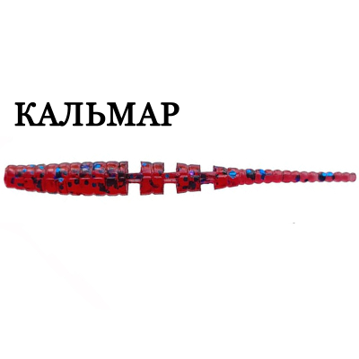 Силиконовая приманка Crazy Fish Polaris 1.2" 61-30-73-6 кальмар цв. blue ruby (синий рубин)
